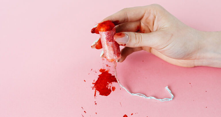 period on tampon