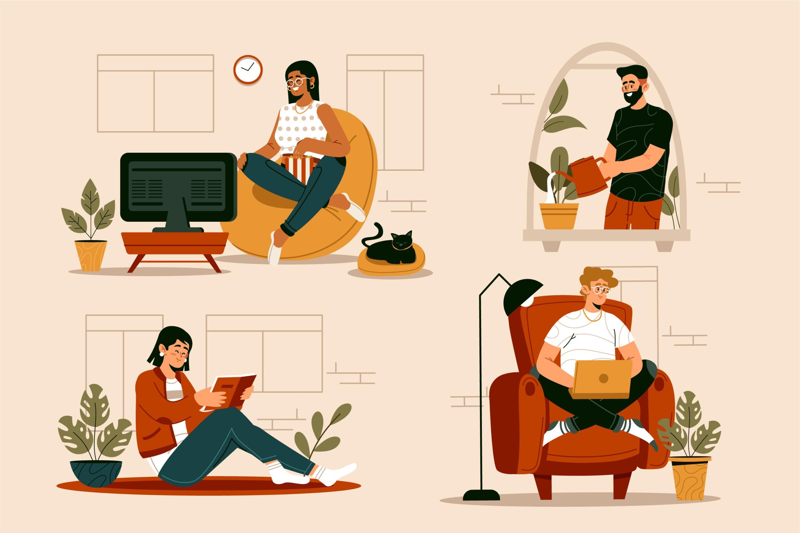 People with different lifestyles