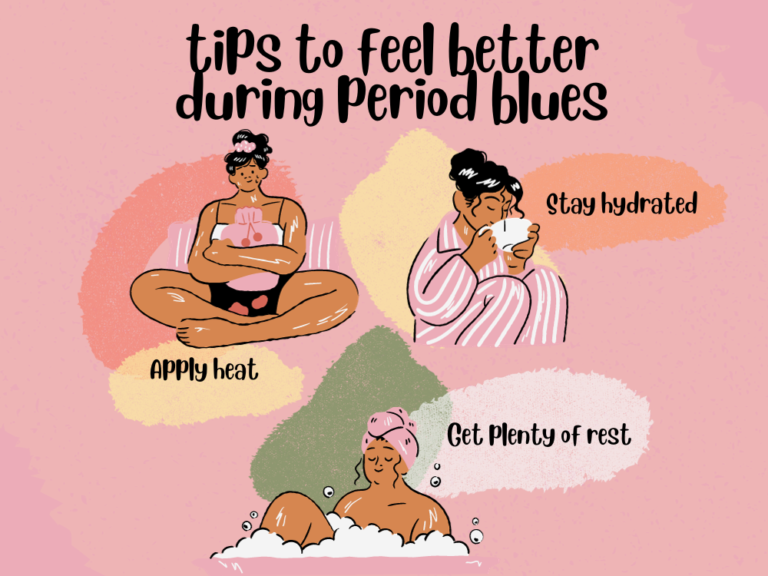 tips to feel better during period blues