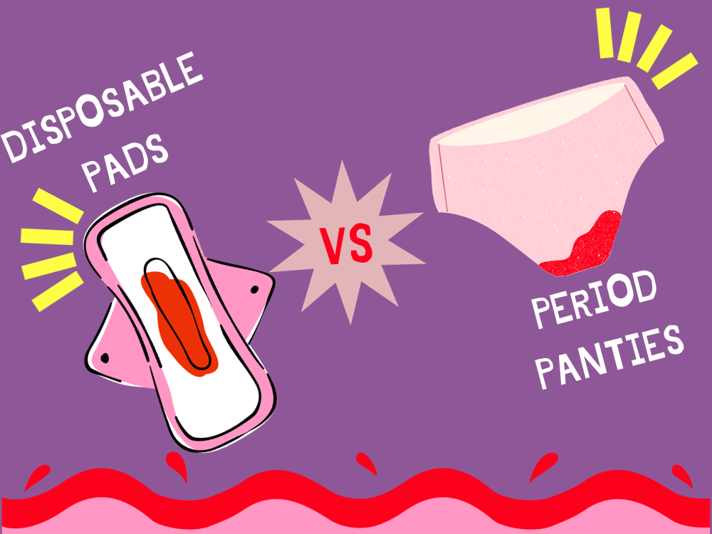 period panties vs. disposable pads