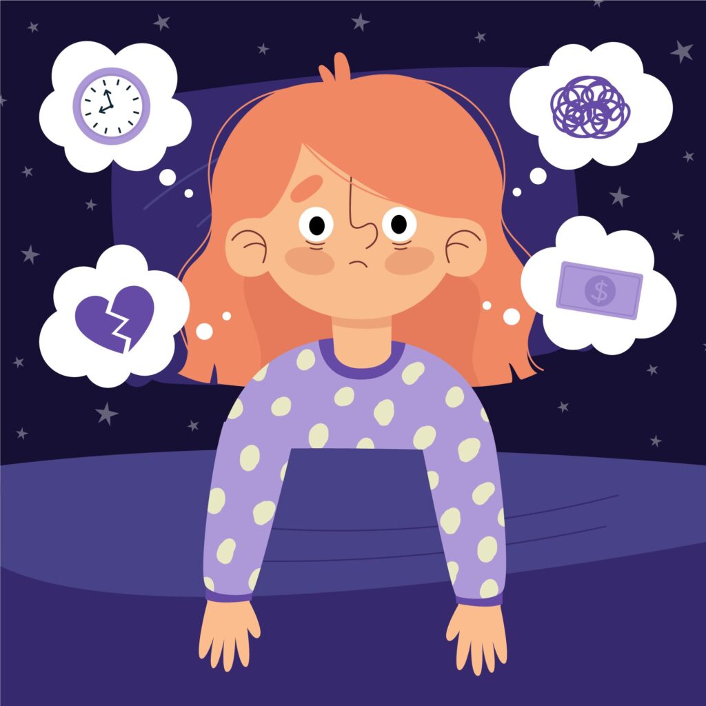 Woman who is an overthinking