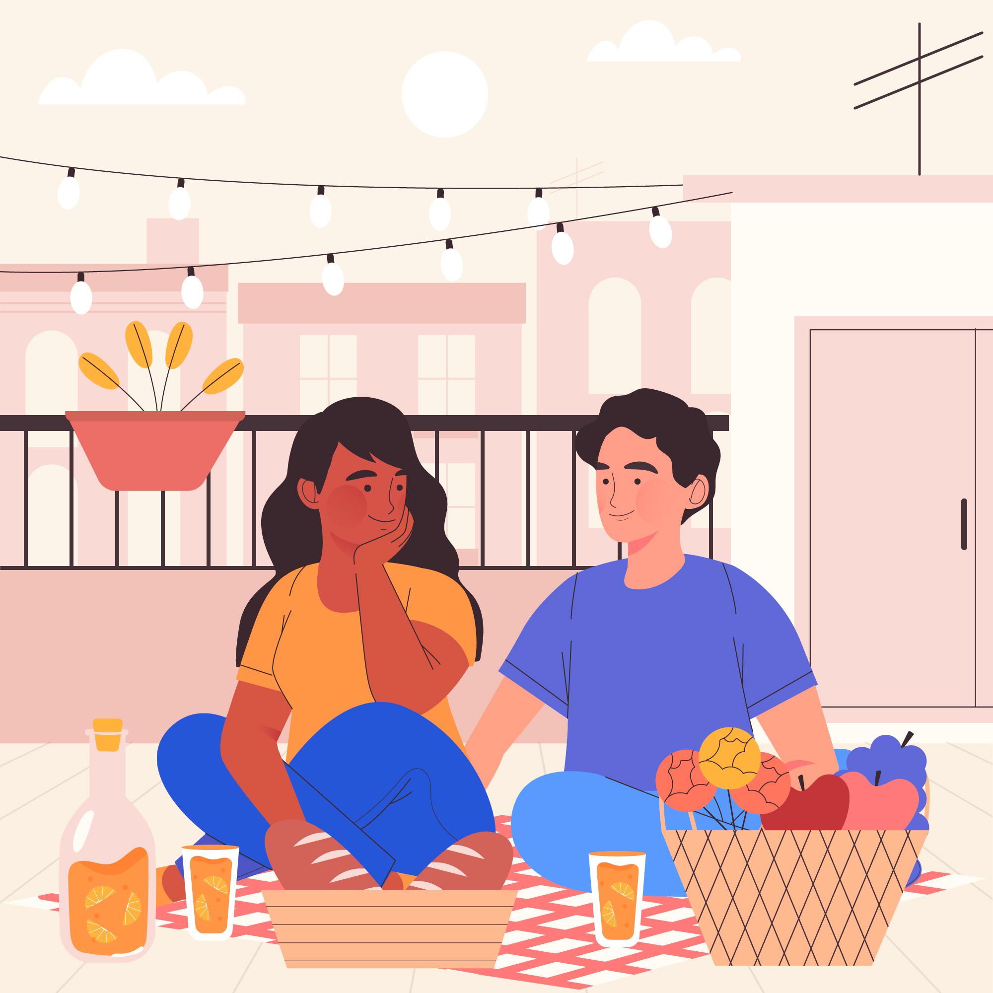 couple daily life