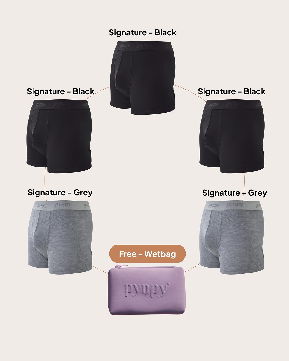 Pynpy Mens Freedom Set