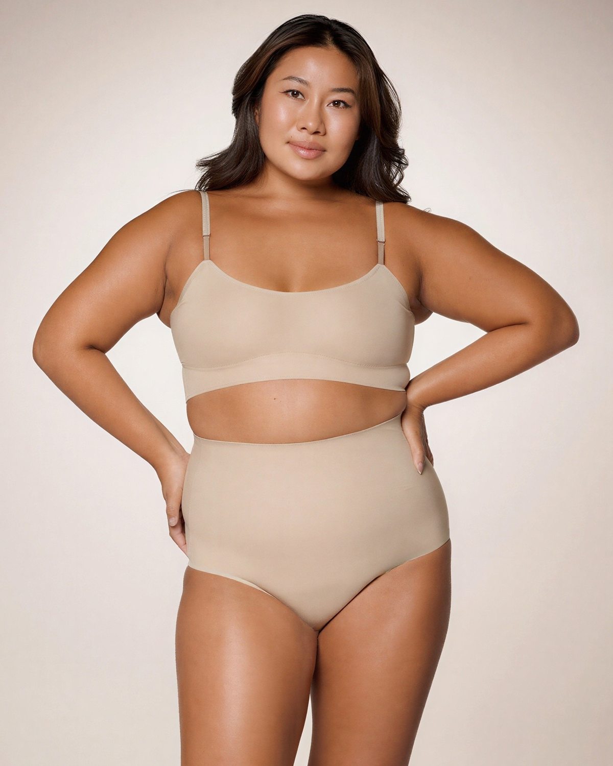 Pynpy' Full Body - Nude period underwear, size label detail