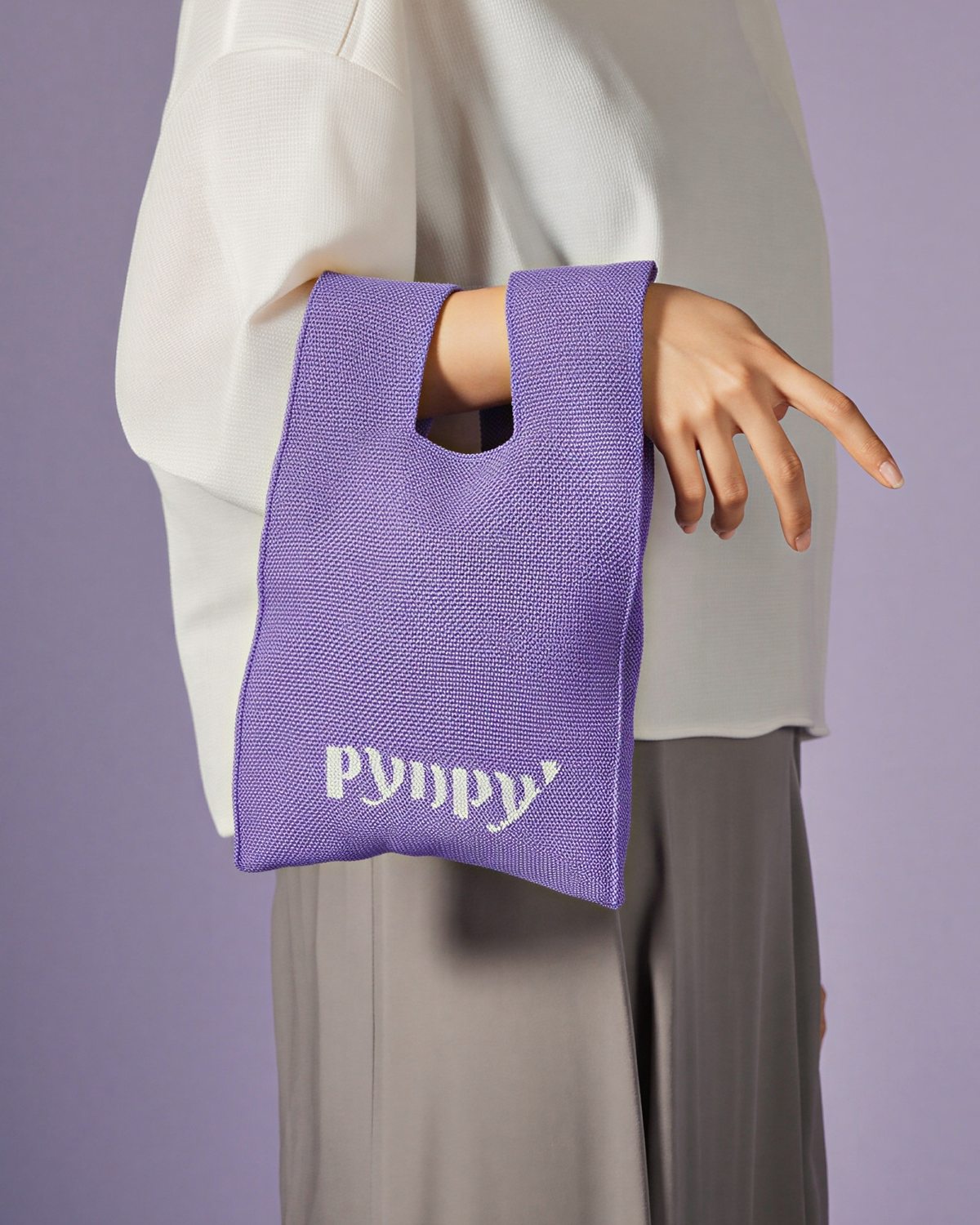 Pynpy' Twist Bag, size label detail