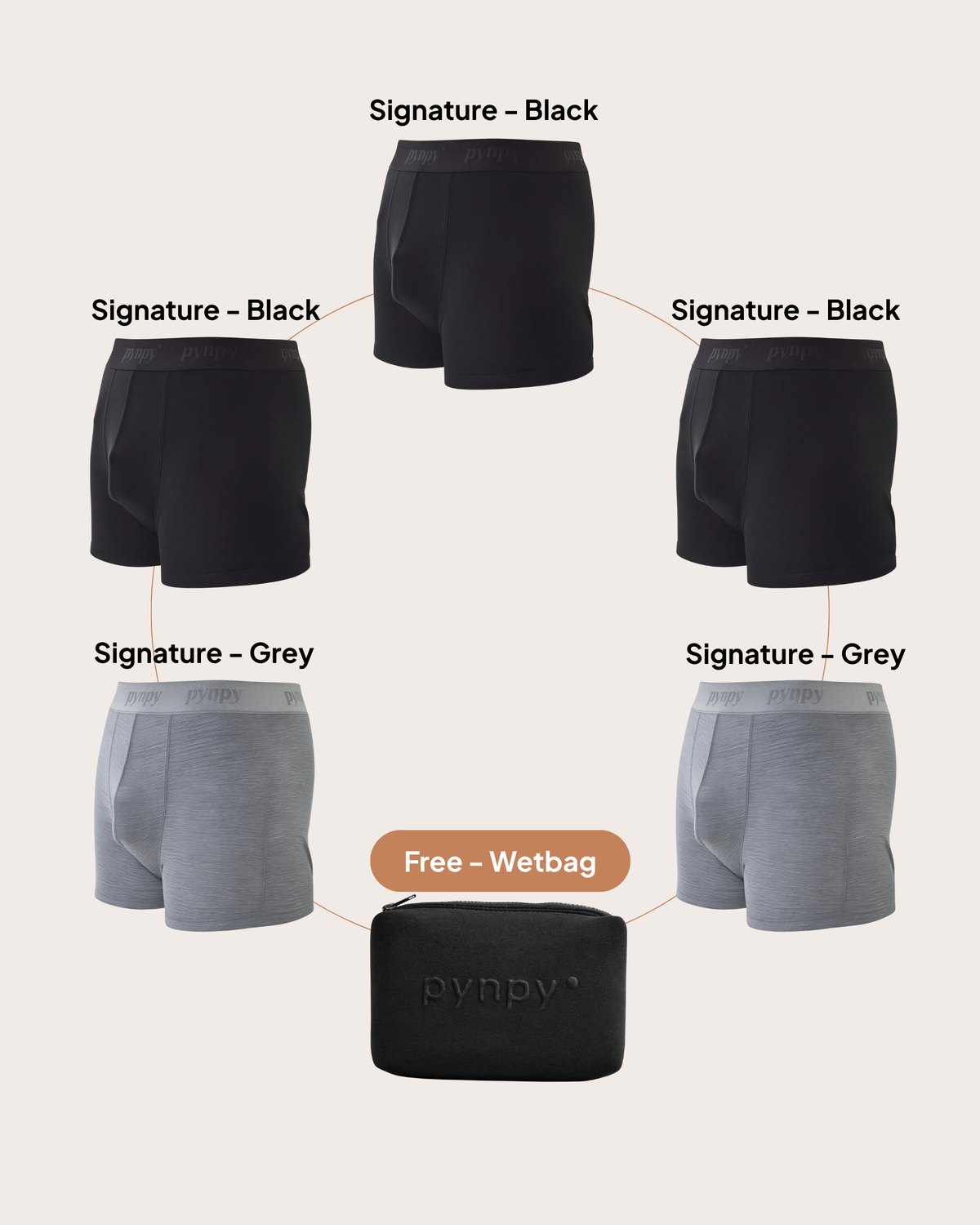 Pynpy Mens Freedom Set — bundle overview