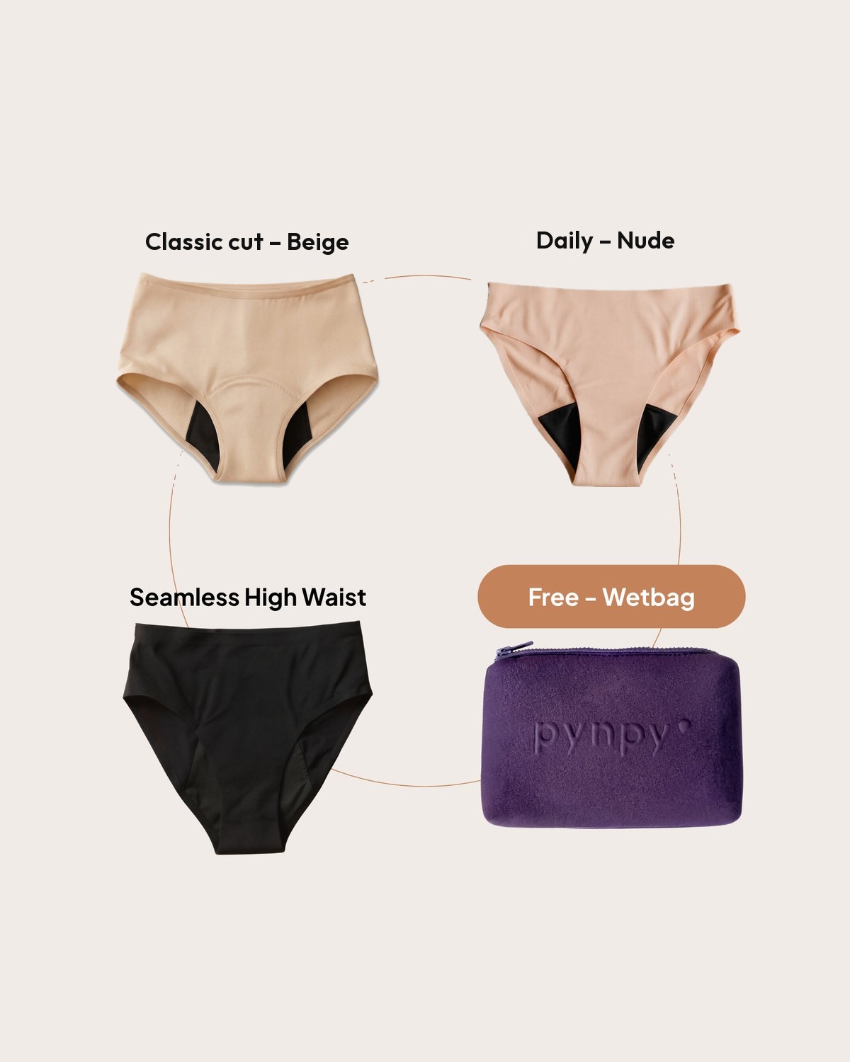 Full Cycle Set – Nude + Black